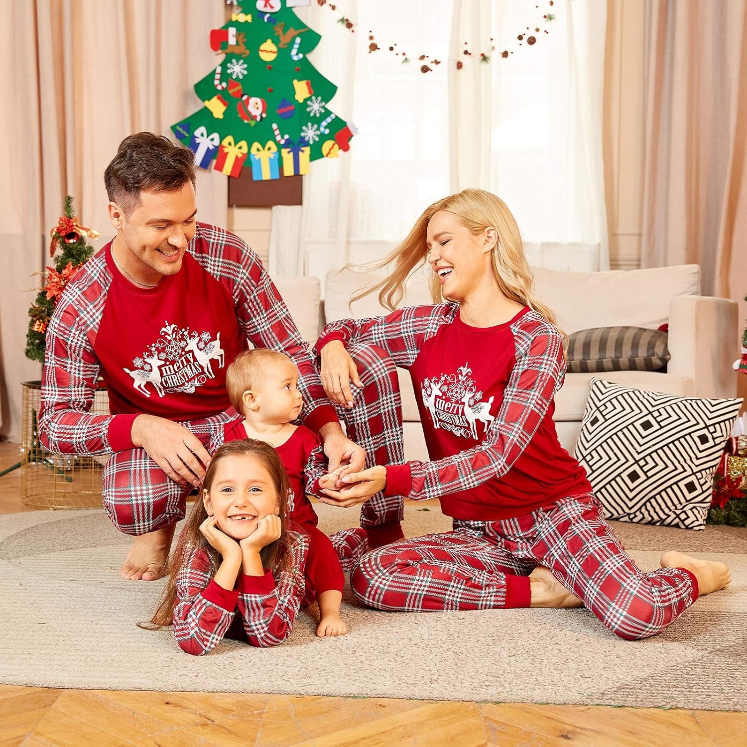 Christmas Pajamas for Family ,Pjs Matching Sets 2021