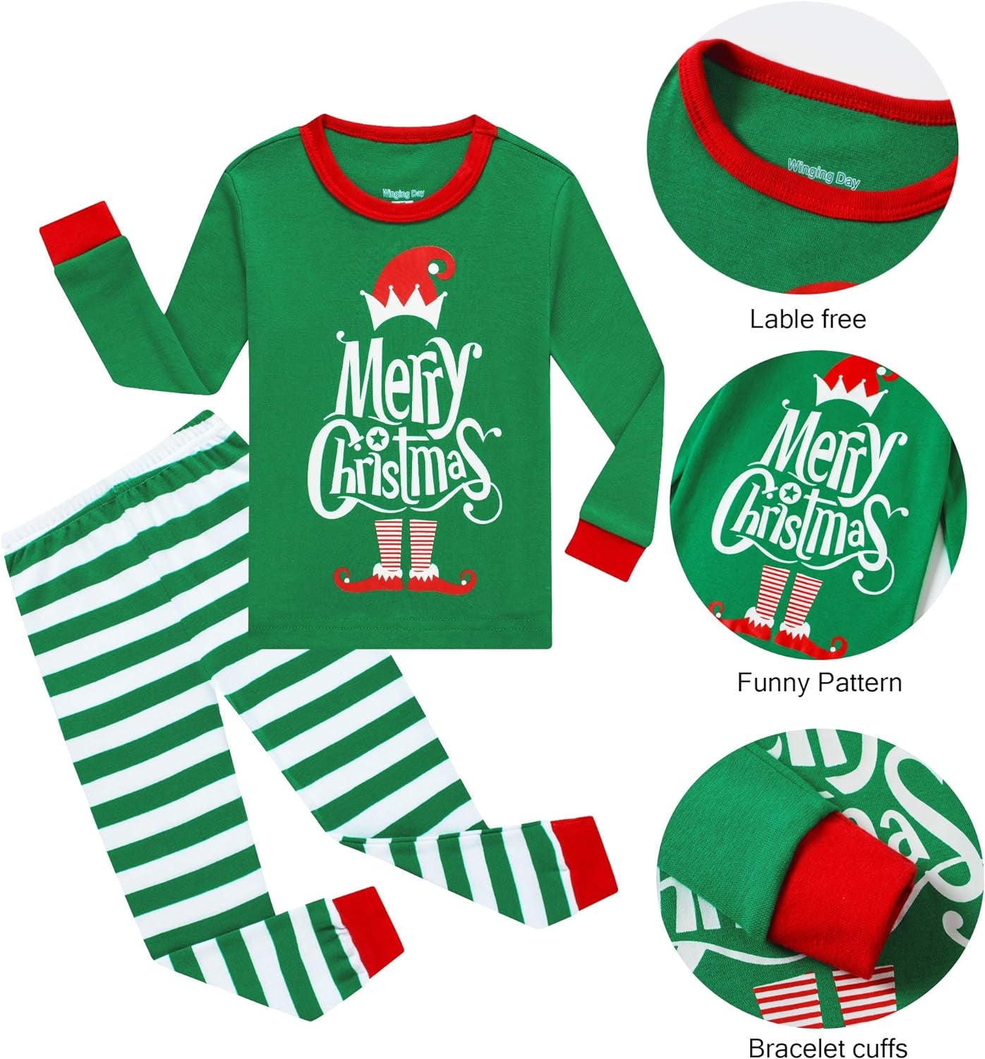 Family Matching Christmas Pajamas Sleepwear Set