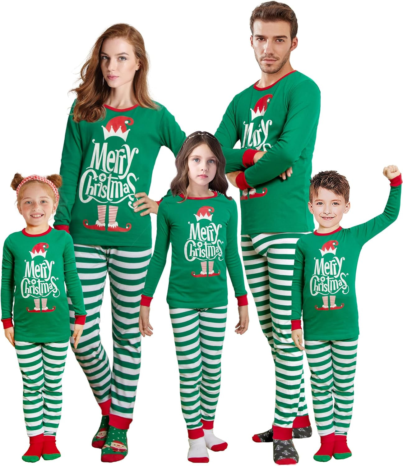 Family Matching Christmas Pajamas Sleepwear Set