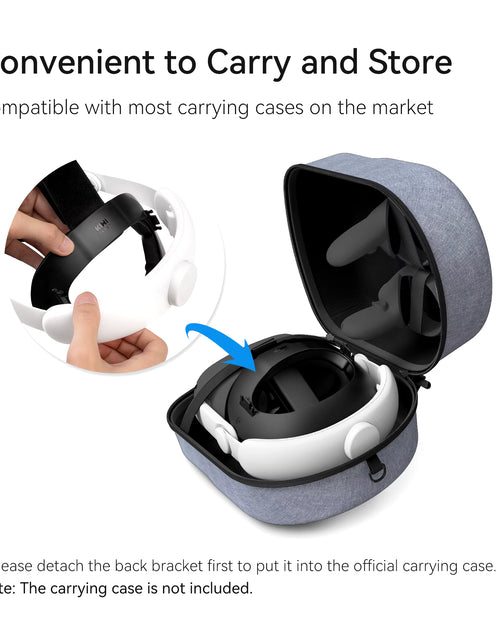 Load image into Gallery viewer, KIWI Design Comfort Adjustable Head Strap Compatible with Quest 2 Increase Supporting Improve Comfort-Virtual for VR Accessories
